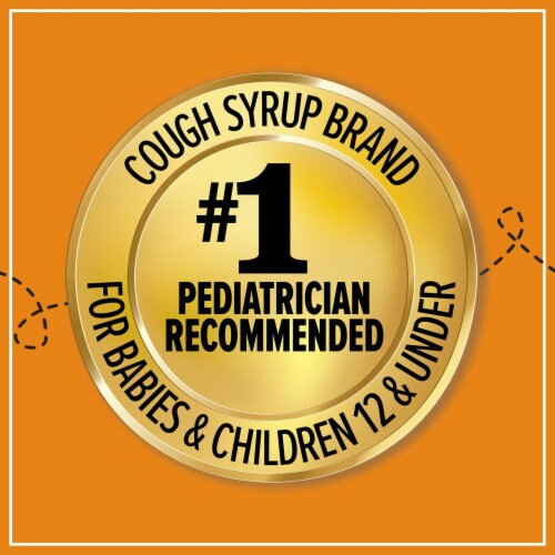 Zarbee's® Baby Soothing Cough Syrup with Dark Honey Perspective: left