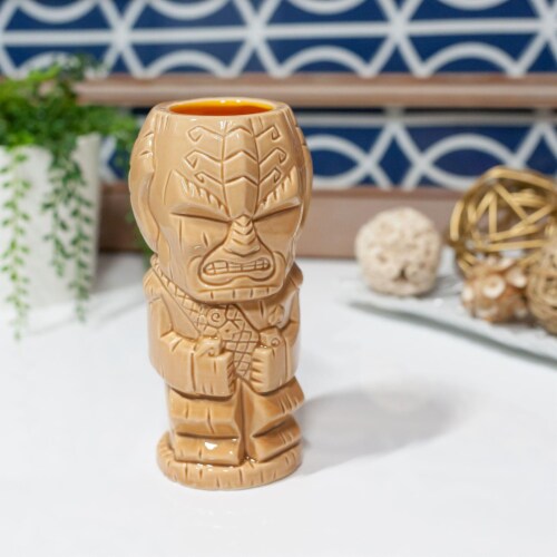 Geeki Tikis Star Trek: The Next Generation Lt. Worf Ceramic Mug | 14 Ounces Perspective: left