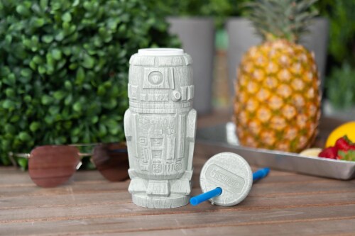 Geeki Tikis Star Wars R2-D2 Plastic Tumbler | Holds 21 Ounces Perspective: left