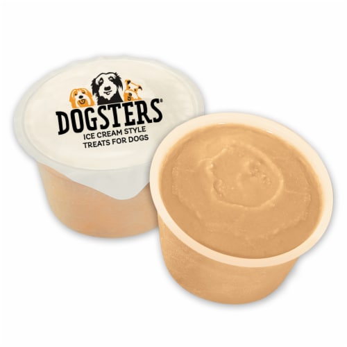 Dogsters Ice Cream Style Nutly Cheese Flavor Treats for Dogs 4 3.5 fl oz Cups 3.5 fl oz Smith s Food and Drug