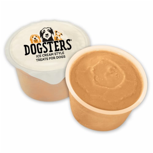 Dogsters® Cheesy Bac'n Ice Cream Style Dog Treats Perspective: left
