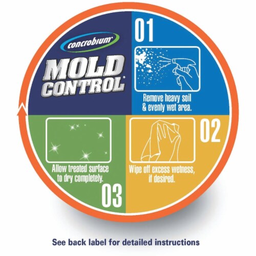 Concrobium Mold Control 5 Gal. Eliminates & Prevents Mold & Mildew Inhibitor Perspective: left