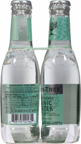 Fever-Tree Elderflower Tonic Water Perspective: left