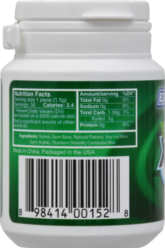 Epic Dental Xylitol Spearmint Gum Perspective: left