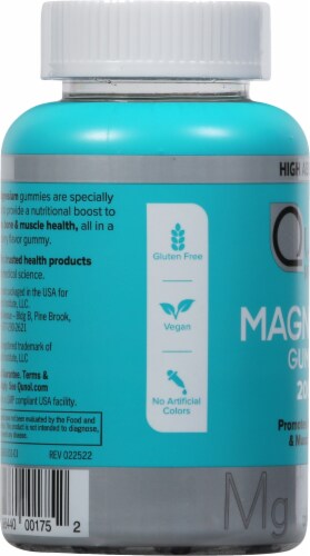 Qunol Magnesium Gummy Perspective: left