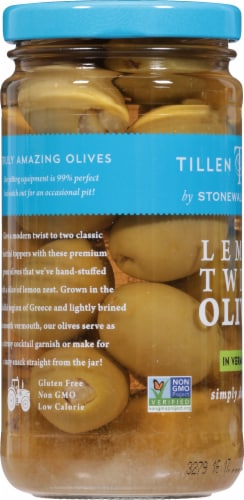 Tillen Farms® Lemon Twist Olives in Vermouth