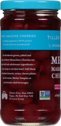 Tillen Farms® Merry Maraschino Cherries Perspective: left