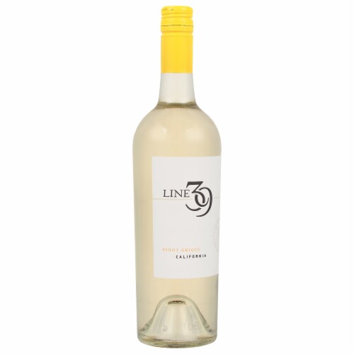Line 39 California Pinot Grigio 750 ml Perspective: left
