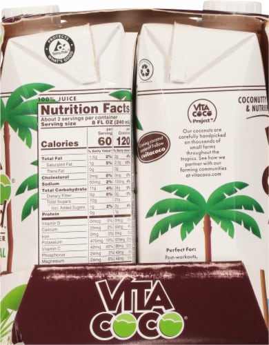 Vita Coco® The Original Pressed Coconut Bottled Water Perspective: left