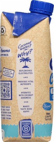Vita Coco® Organic Coconut Bottled Water Perspective: left