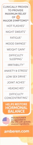 Amberen® Multi-Symptom Menopause Relief Capsules Perspective: left