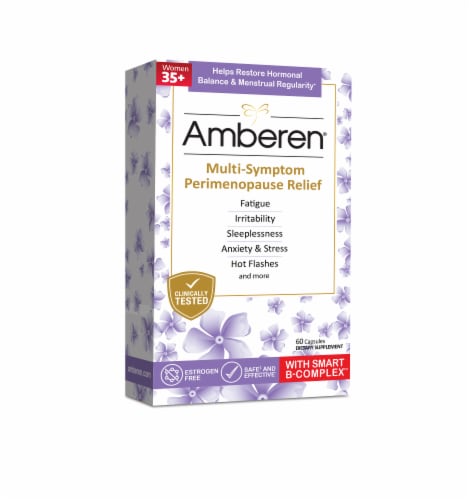 Amberen Perimenopause Multi-Symptom Relief Perspective: left