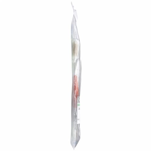 Doctor Plotka's Antimicrobial Toothbrush with Flossing Bristles Perspective: left