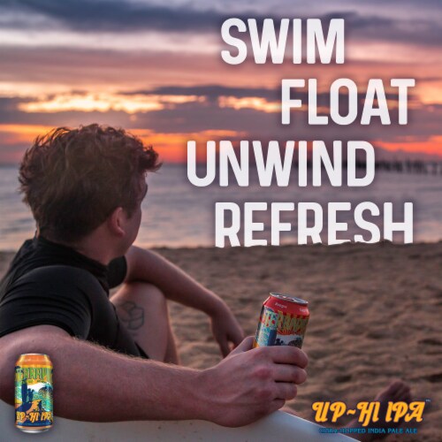 Terrapin Up-Hi California Style IPA Beer Perspective: left