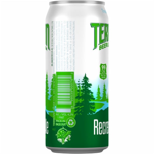 Terrapin Beer Co. RecreationAle Session LoCal IPA Beer Perspective: left