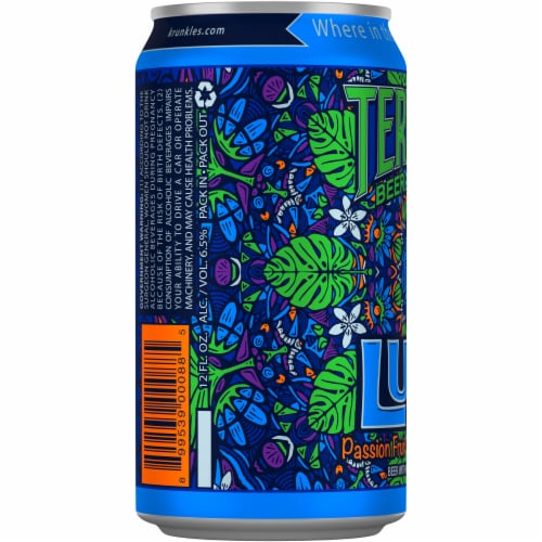 Terrapin Beer Co. Luau Passionfruit Orange Guava IPA Perspective: left