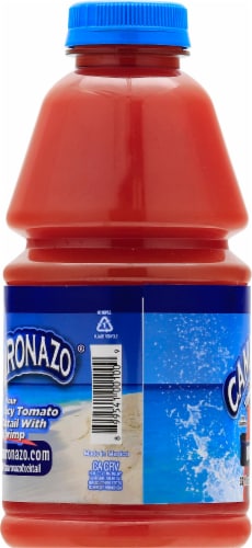Camaronazo Original Tomato & Shrimp Juice Cocktail Perspective: left