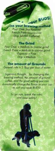 Blind Dog Tanners House Blend Medium Roast Ground Coffee Perspective: left