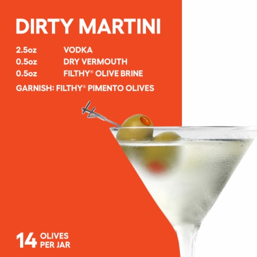 Filthy® Pimento Olive  Perspective: left