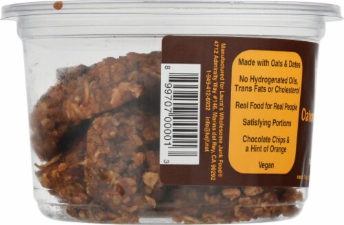 Laura's Wholesome Junk Food® Oatmeal Chocolate Chip Bite-lettes Perspective: left