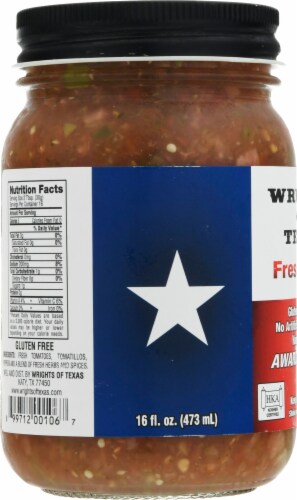 Wrights of Texas Gluten Free Mild Fresh Salsa Perspective: left