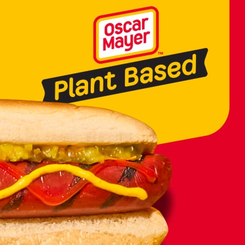 Oscar Mayer Bun Length Plant Based Not Hot Dogs Perspective: left