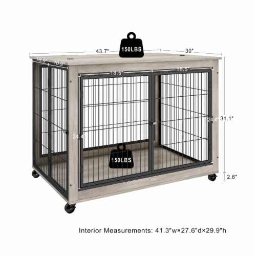 Simplie Fun Versatile Dog Crate with Sponge Lining for Quiet Resting 1 count Pick n Save
