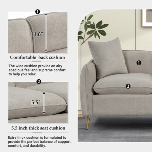 Sofas in Velvet for Home or Office Use Perspective: left