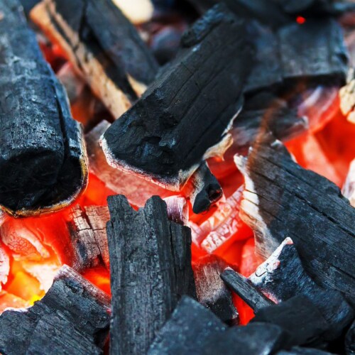 Campirano Premium Hardwood Black Lump Charcoal for Grill & Smoker, 40 lb Bag Perspective: left