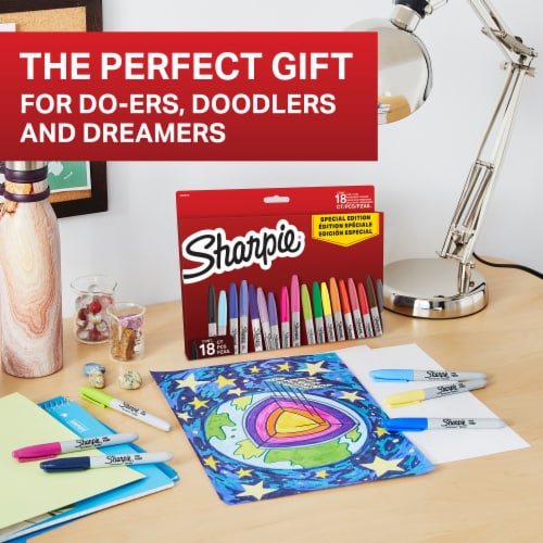 Sharpie® Fine Point Permanent Markers Perspective: left