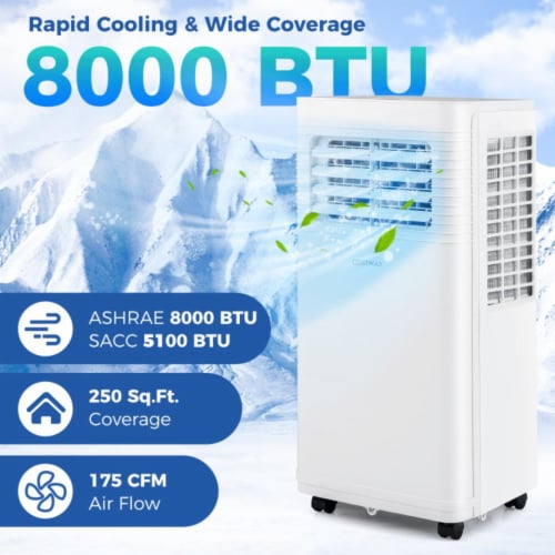 Costway Portable Air Conditioner 3 in 1 AC Unit with Fan and