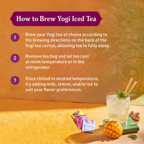 Yogi Relaxed Mind Tea - 16 Bags - Calming Organic Herbal Blend with Ashwagandha & Lavender Perspective: left