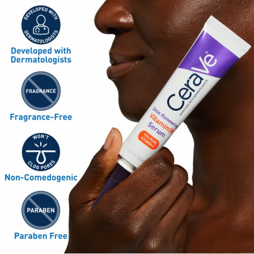Cerave Skin Renewing Vitamin C Serum Perspective: left
