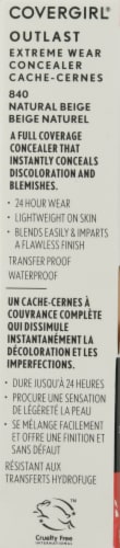 CoverGirl Outlast 840 Natural Beige Extreme Wear Liquid Concealer Perspective: left