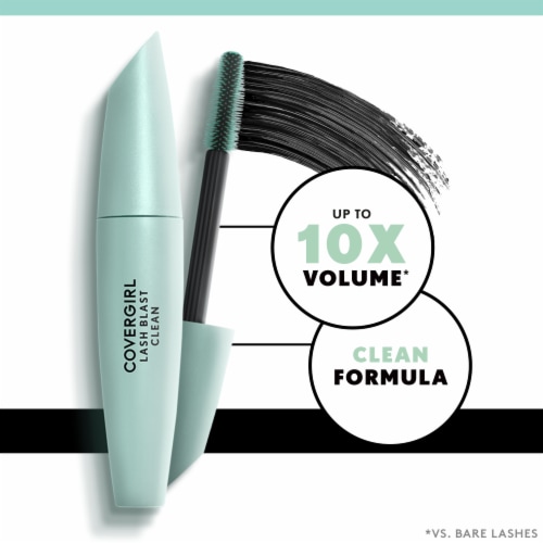 CoverGirl Lash Blast Clean Volume Waterproof 825 Very Black Mascara Perspective: left