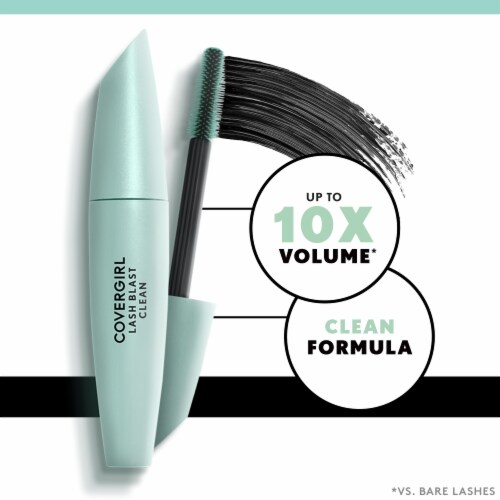 CoverGirl Lash Blast Clean Volume Waterproof 825 Very Black Mascara Perspective: left