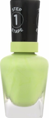 Sally Hansen Miracle Gel Neon 052 Electri-Lime Nail Color Perspective: left