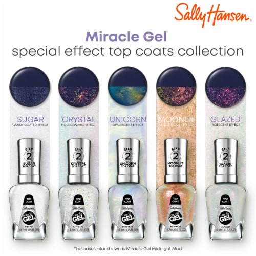 Sally Hansen® Top Coat Sugar Gel Nail Polish 14.7 ml Perspective: left