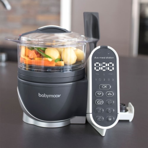 Babymoov Duo Meal Station 6 in 1 Food Processor with Steam Cooker