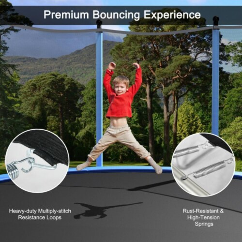 Hivvago Outdoor Trampoline with Safety Closure Net-10 ft, 10 Hivvago Outdoor Trampoline with Safety Closure Net-10 ft, 10