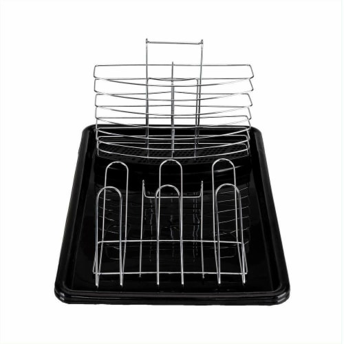 Dish Drying Rack-2 Tier Stainless Steel Large Dish Rack with Drain