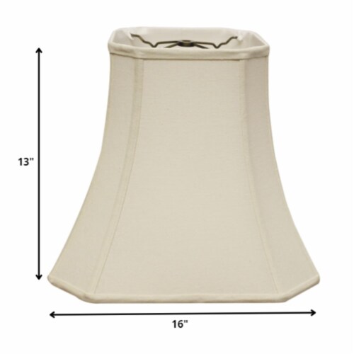 16 inch Inherent Slanted Square Bell Linen Lampshade 1 Fry s Food Stores