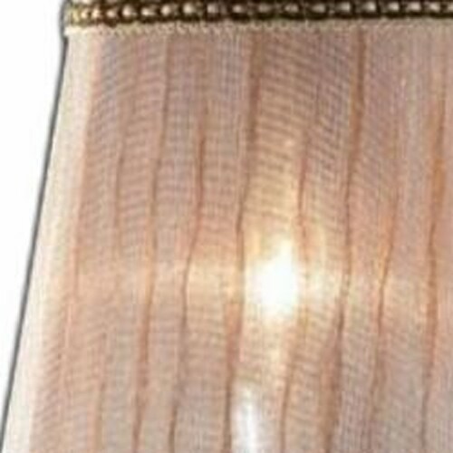 Silver and Pink Faux Crystal Dual Light Hanging Wall Sconce Silver and Pink Faux Crystal Dual Light Hanging Wall Sconce