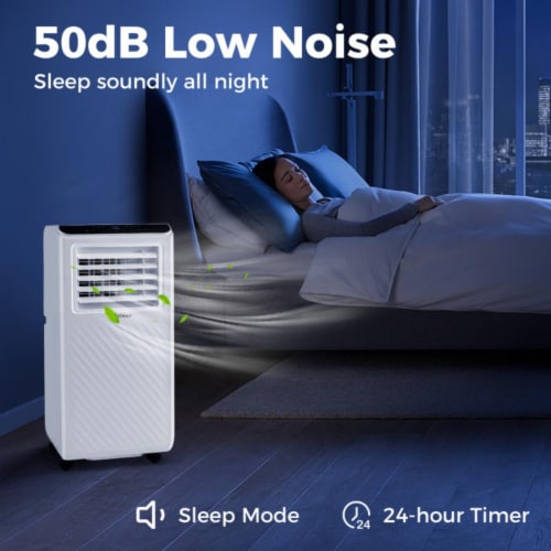 Costway 8000 BTU Portable Air Conditioner 3 in 1 Floor AC Unit with Fan