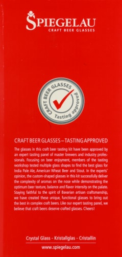 Spiegelau Craft Beer Tasting Kit - Clear Perspective: left