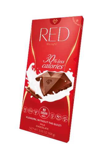 RED Milk Chocolate Perspective: left