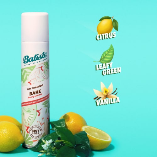 Batiste Dry Shampoo Bare Barely Scented Fragrance Perspective: left