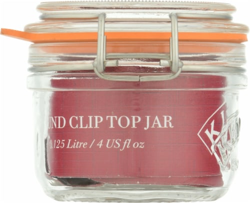 KILNER® Round Clip Top Storage Jar Perspective: left