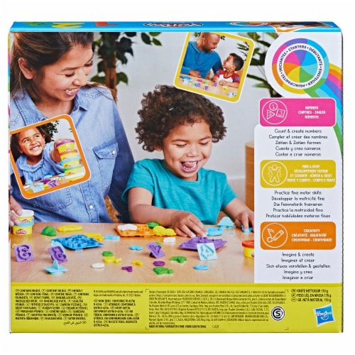 Play-Doh Fundamentals Numbers Modeling Compound Playset, 19 pc