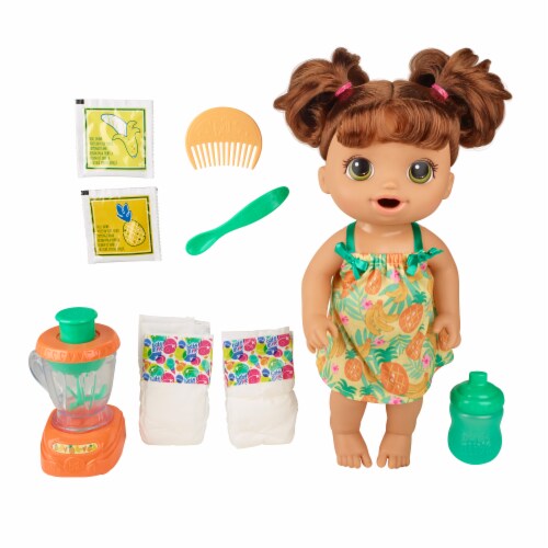 Baby Alive Magical Mixer Pineapple Treat Baby Doll Perspective: left